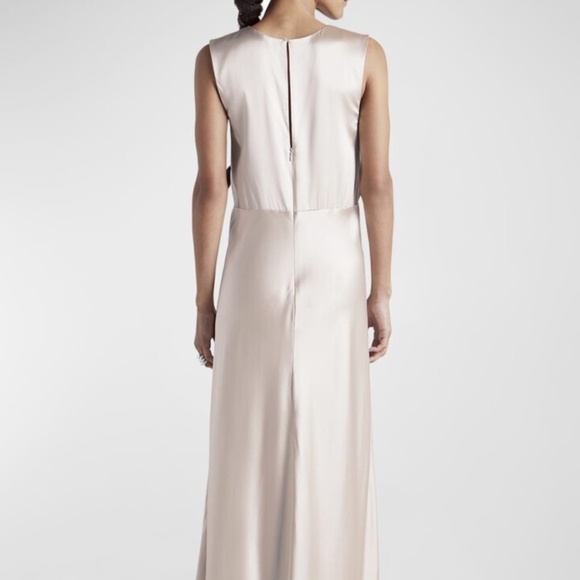 NWT Kate Young x Splendid Sleeveless Stretch Silk Maxi Dress - size Large - Picture 3 of 7